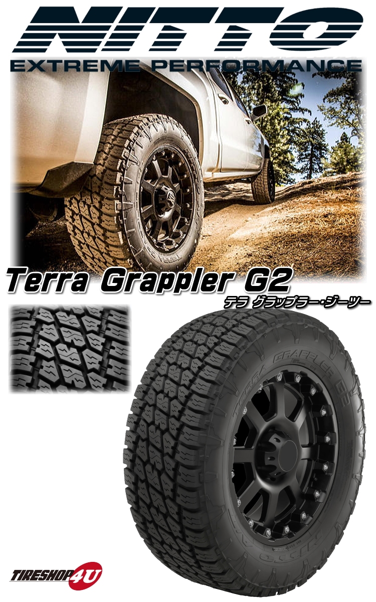 NITTO ニットー TERRA GRAPPLER G2 テラグラップラーG2 285/45R22 114H 285/45-22  メーカー取り寄せ-TIRE SHOP 4U /タイヤショップフォーユー